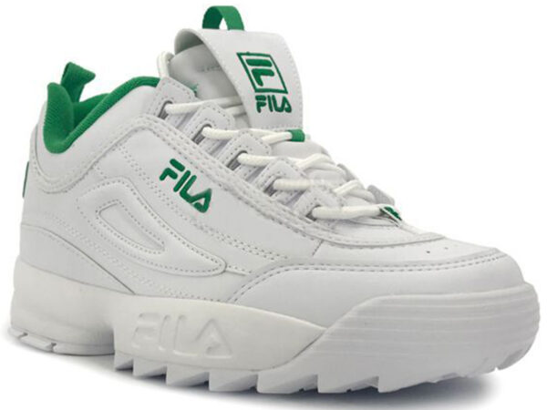 Зеленые кроссовки Fila