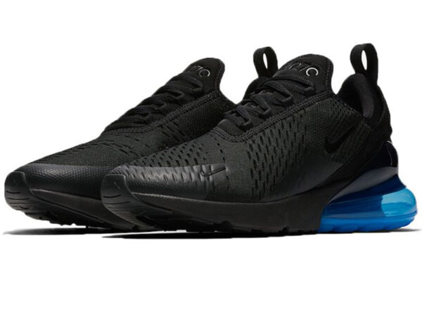 Nike Air Max 270 черные с синим (40-45)