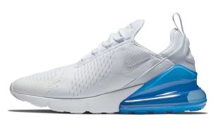 Nike Air Max 270 белые с голубым (35-39)