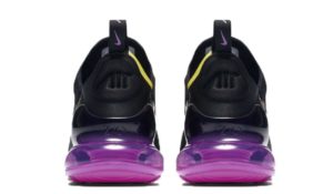 Nike Air Max 270 черные с фиолетовым (35-40)