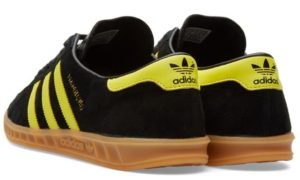 Adidas Hamburg черные с желтым (39-44)