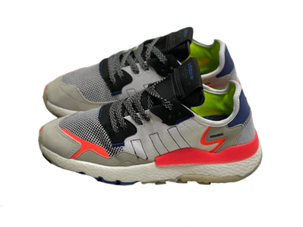 Adidas Nite Jogger серые с белым и черным мужские (40-44)